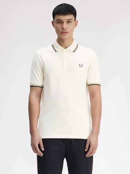 Fred Perry Polo Shirt, Ecr/Tbyllw/Ancgy
