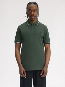 Fred Perry Polo Shirt, Crtgrn/Snwt/Nvy