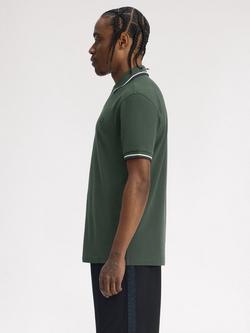 Fred Perry Polo Shirt - view 2, Crtgrn/Snwt/Nvy