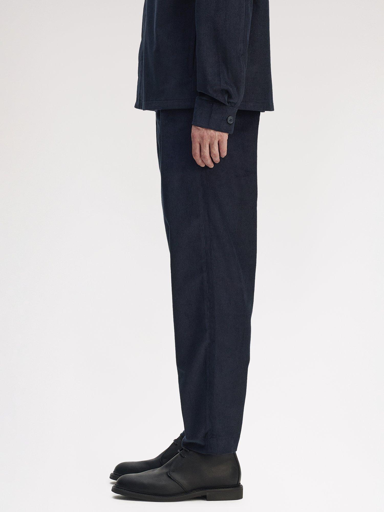 Product image 2 of 5, which shows Fred Perry Straight Cotton Chinos, Navy, S