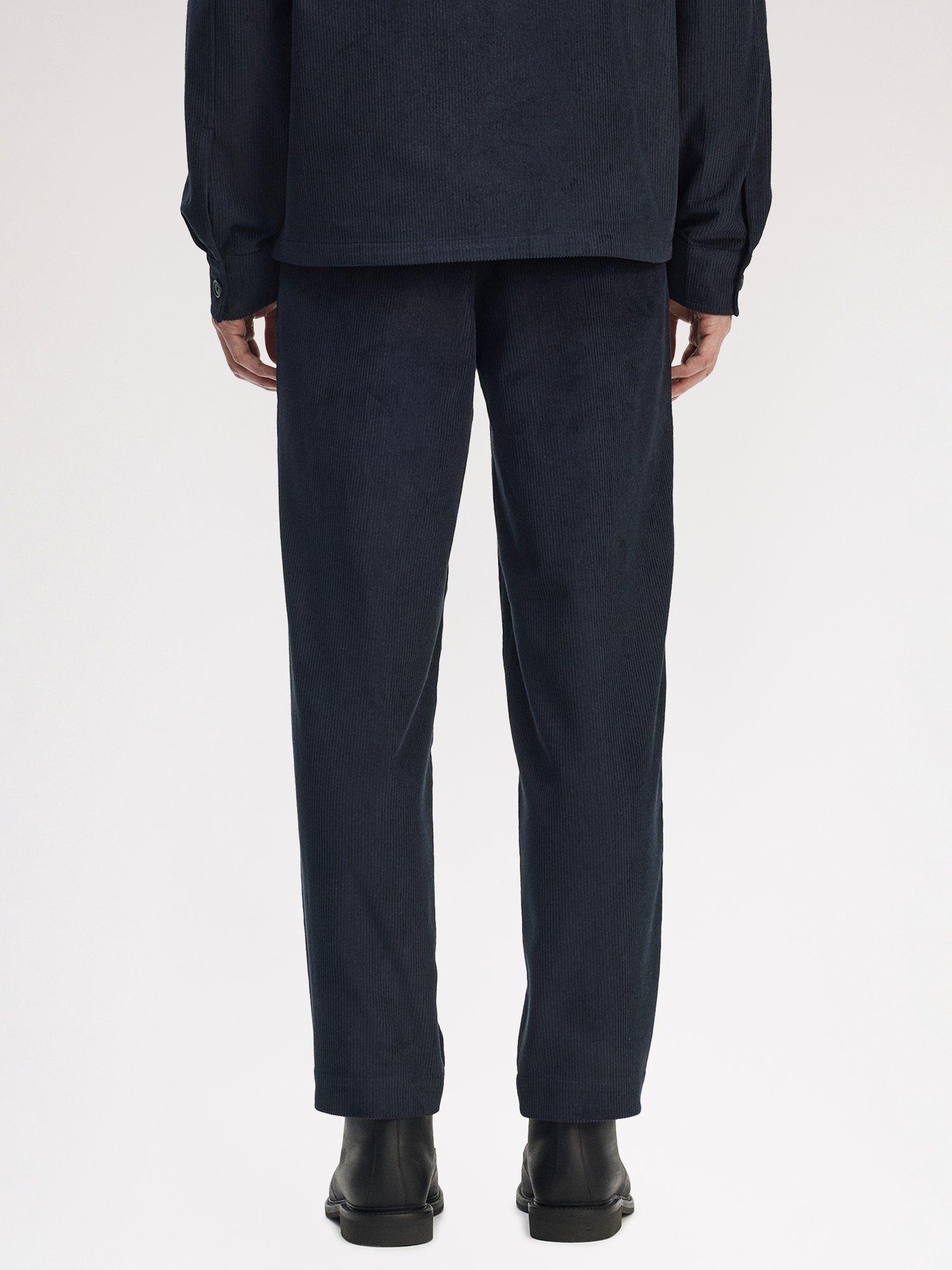 Product image 3 of 5, which shows Fred Perry Straight Cotton Chinos, Navy, S