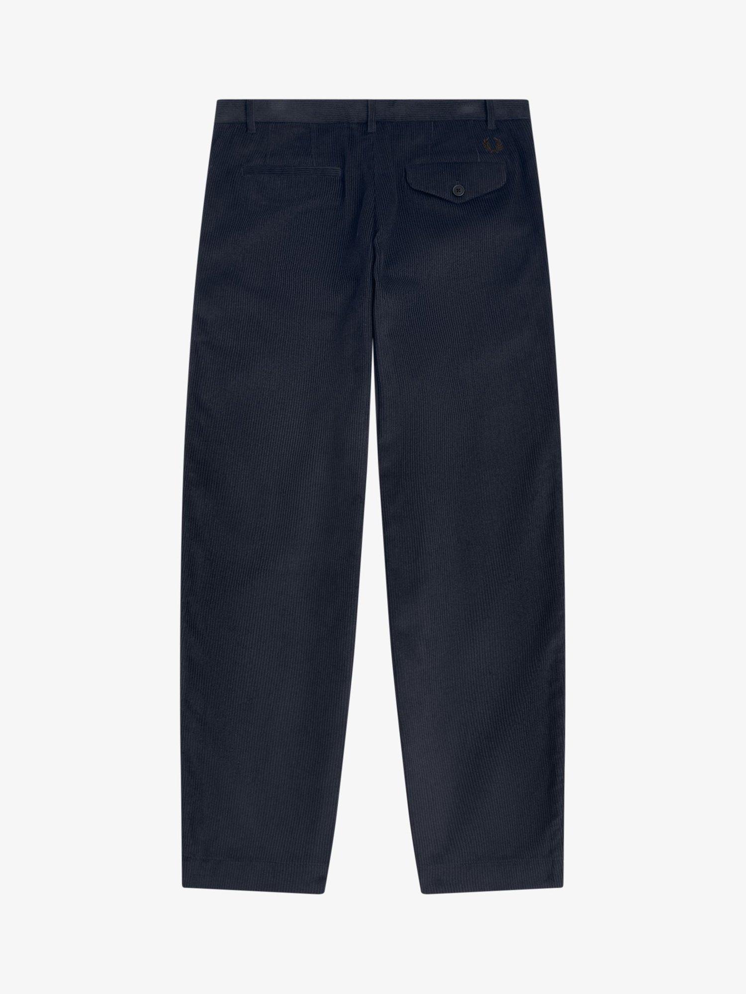 Product image 5 of 5, which shows Fred Perry Straight Cotton Chinos, Navy, S