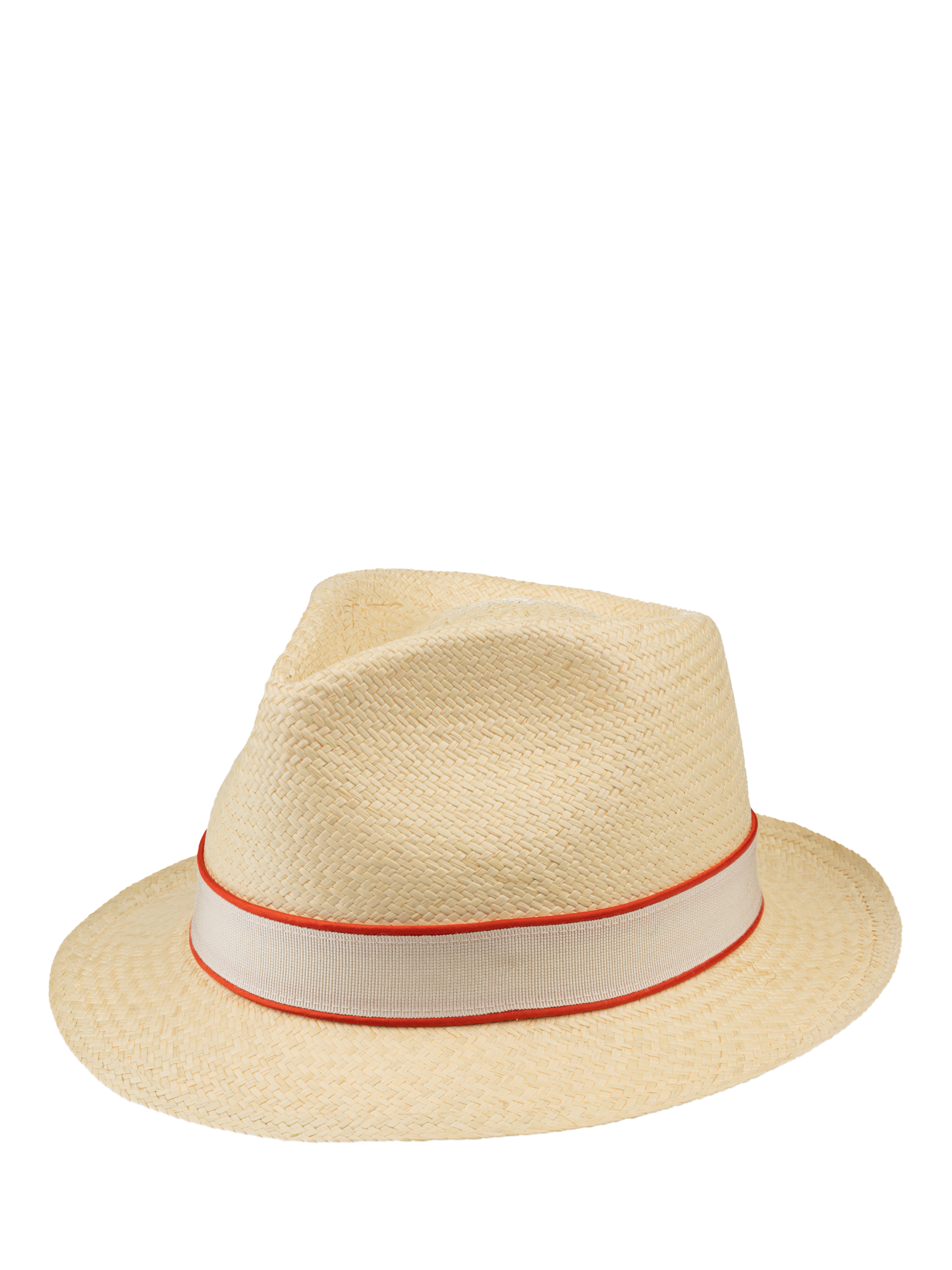 Product image 1 of 6, which shows Christys' Panama Hat, Ivory/Cream, M