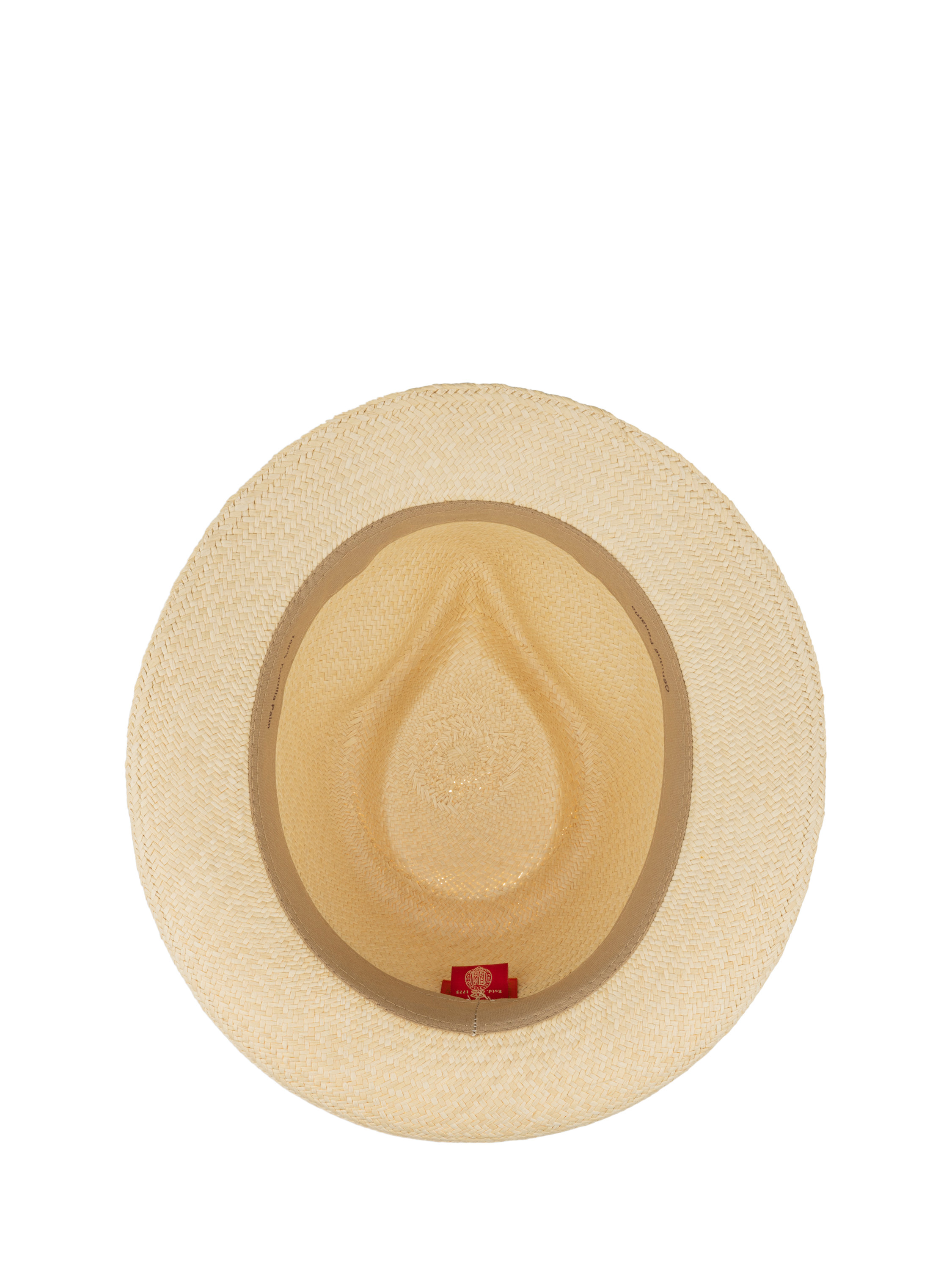 Product image 4 of 5, which shows Christys' Panama Hat, Ivory/Dark Navy, M