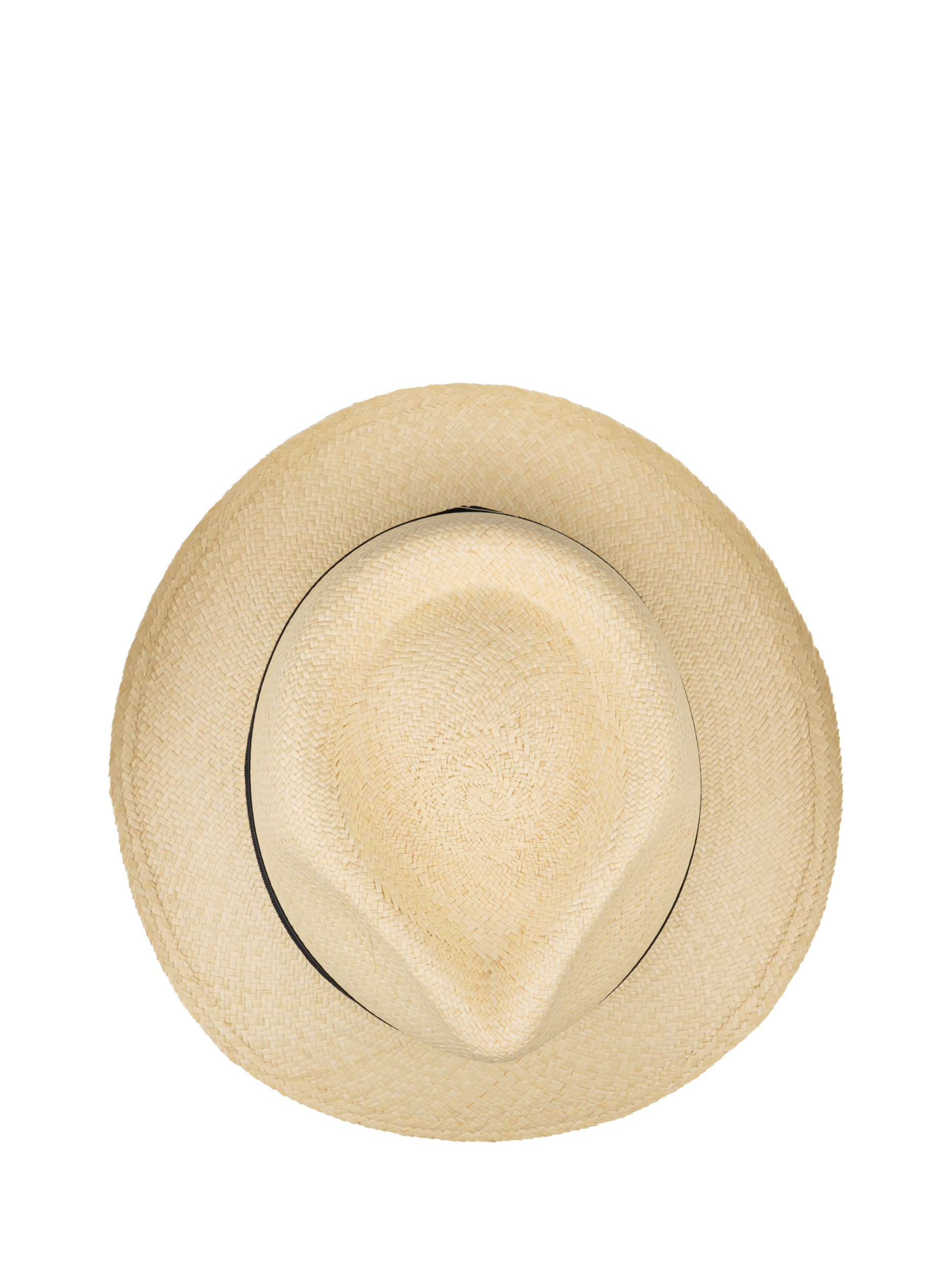 Product image 5 of 5, which shows Christys' Panama Hat, Ivory/Dark Navy, M