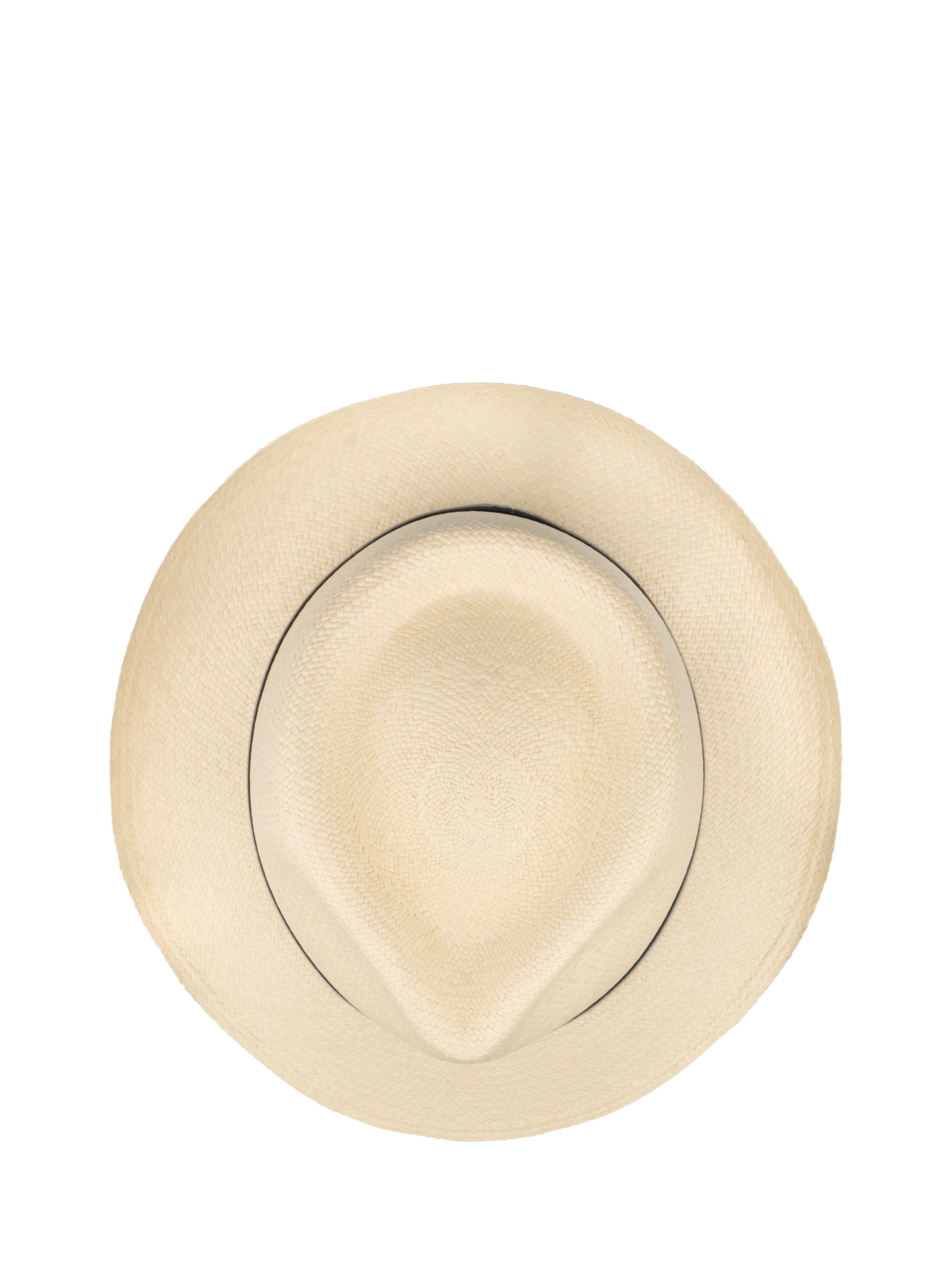 Product image 6 of 6, which shows Christy Trilby Panama Hat, Ivory/Stripe, M