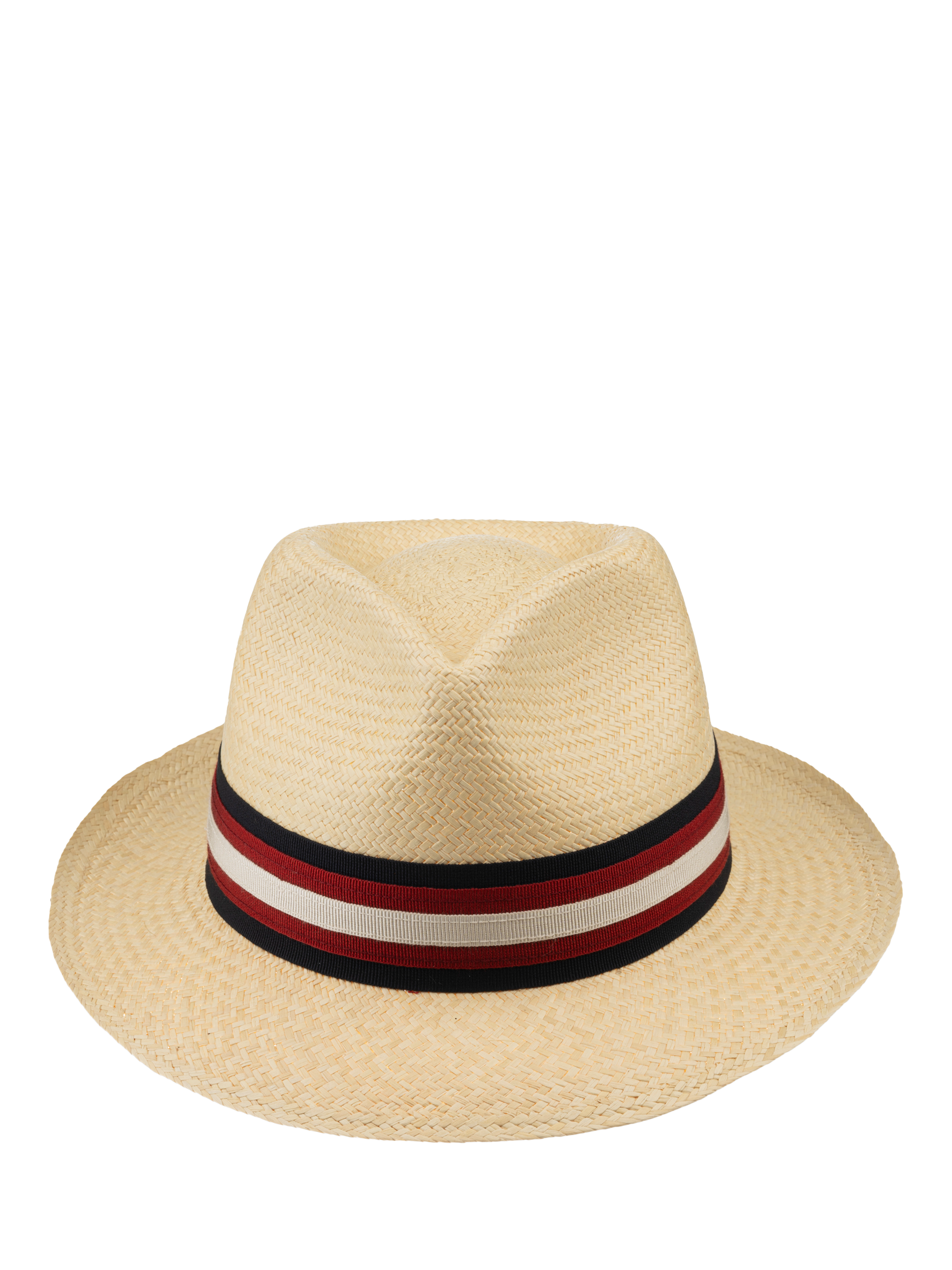 Product image 3 of 6, which shows Christys' Panama Hat, Ivory/Stripe, M