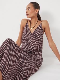 HUSH Air Flow Printed Maxi Dress - view 2, Brown/Multi
