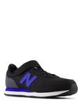 New Balance Kids' 323 Heritage Trainers, Black/Blue