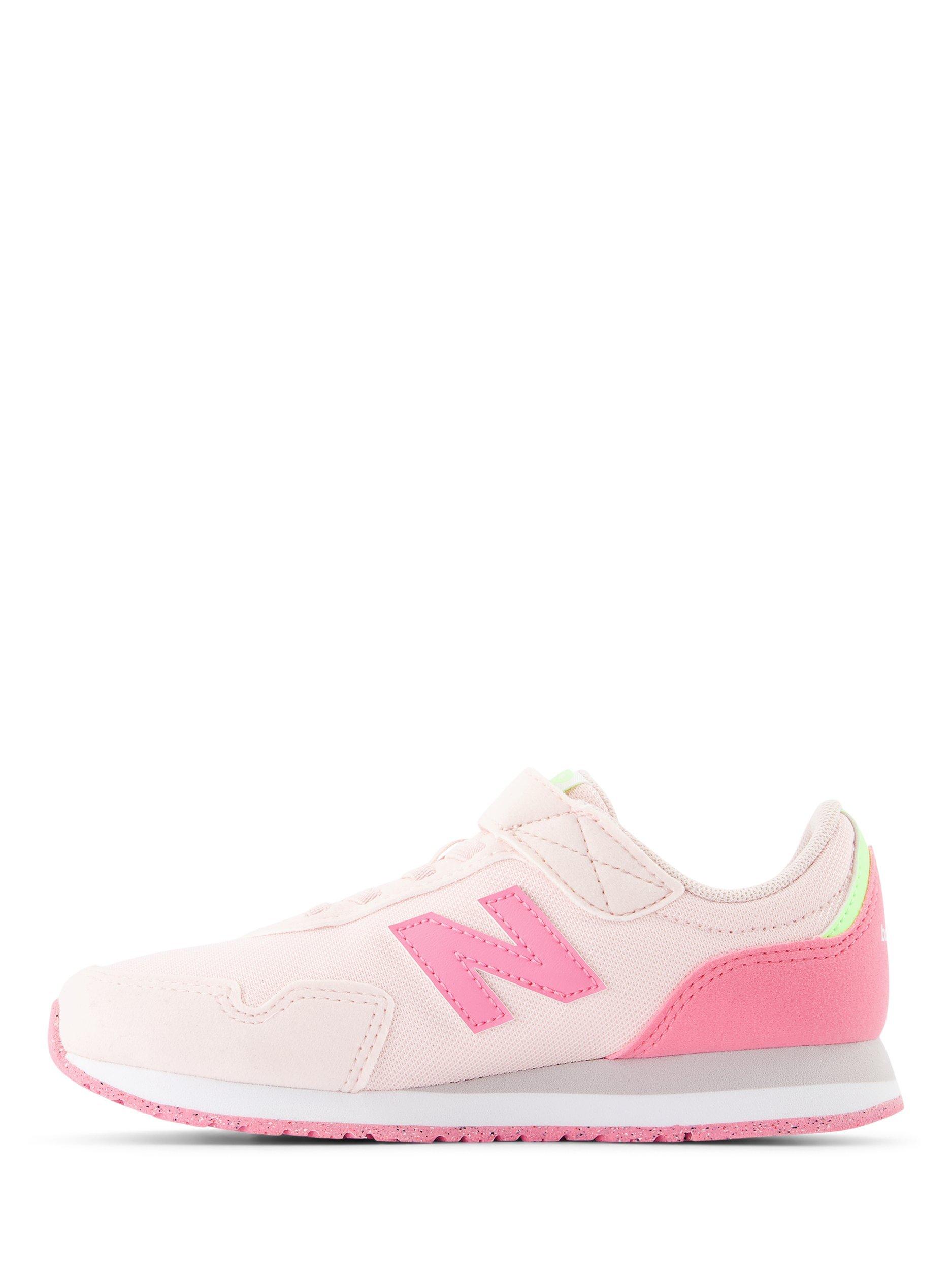 Product image 3 of 6, which shows New Balance Kids' 323 Heritage Trainers, Pink, 10 Jnr