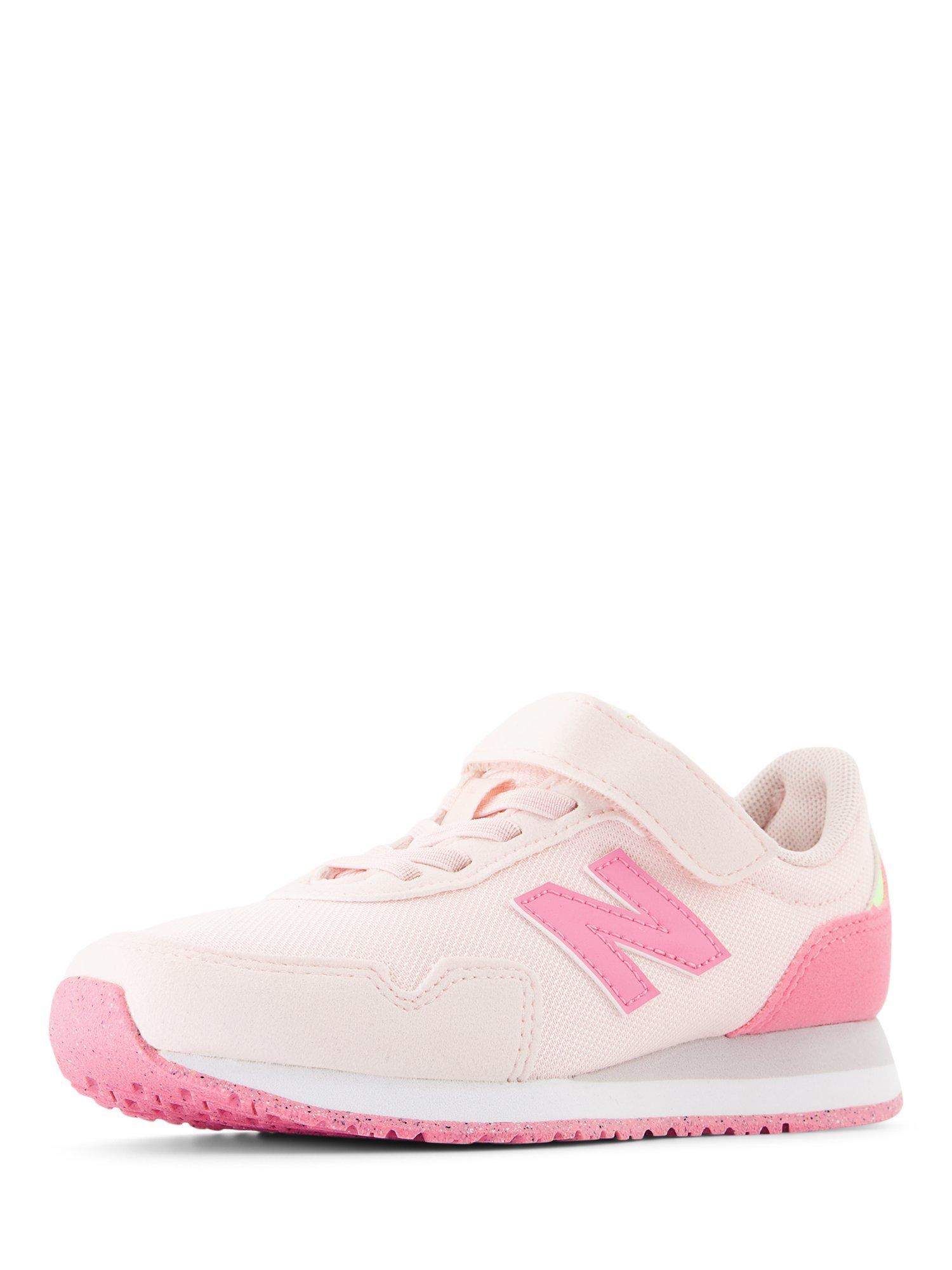 Product image 4 of 6, which shows New Balance Kids' 323 Heritage Trainers, Pink, 10 Jnr