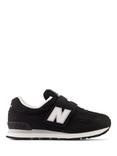 New Balance Kids' 515 Hook and Loop Trainers, Black