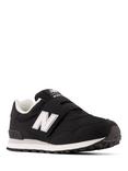 New Balance Kids' 515 Hook and Loop Trainers, Black