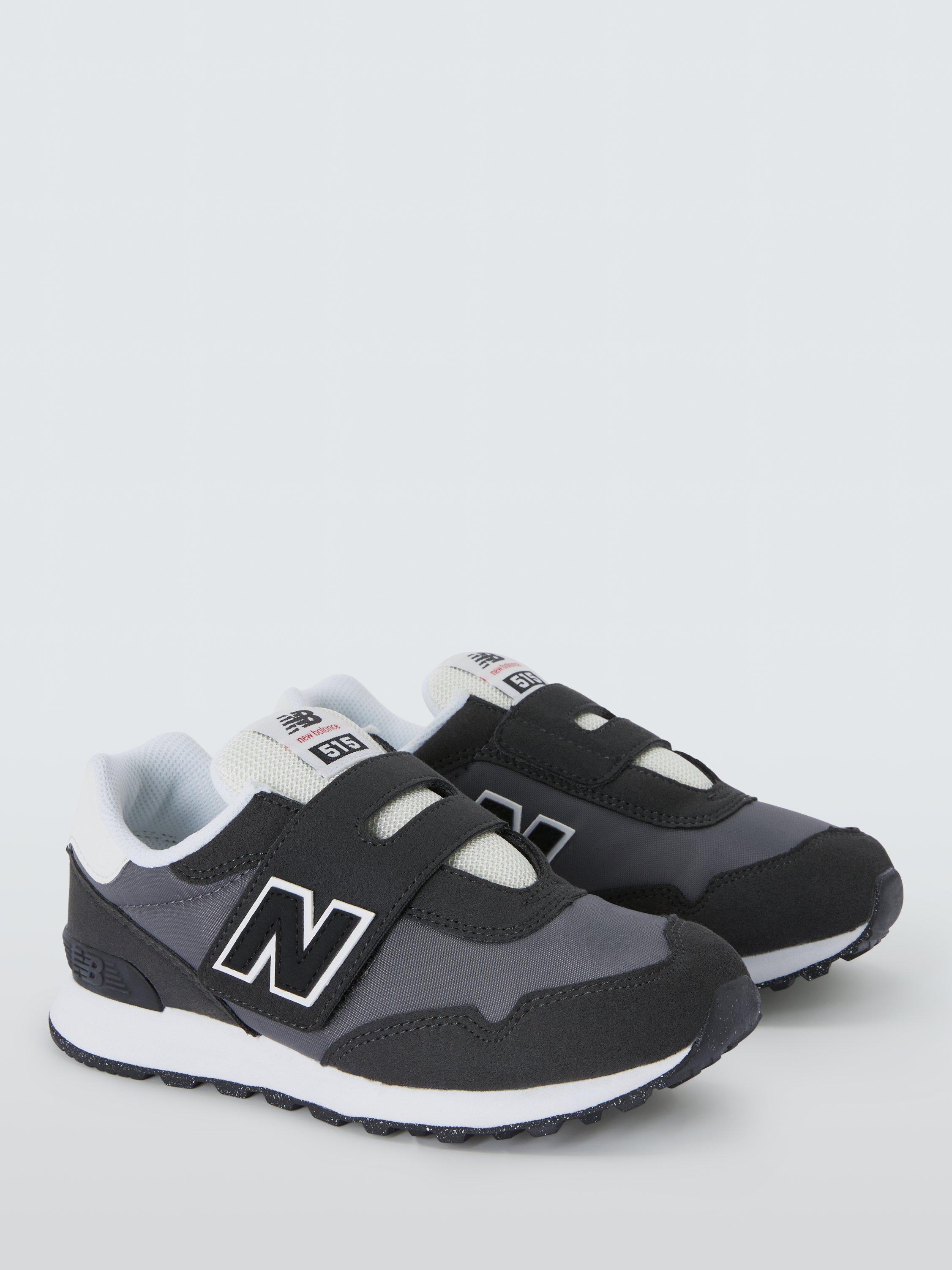 Product image 2 of 4, which shows New Balance Kids' 515 Hook and Loop Trainers, Tonal Black, 10 Jnr
