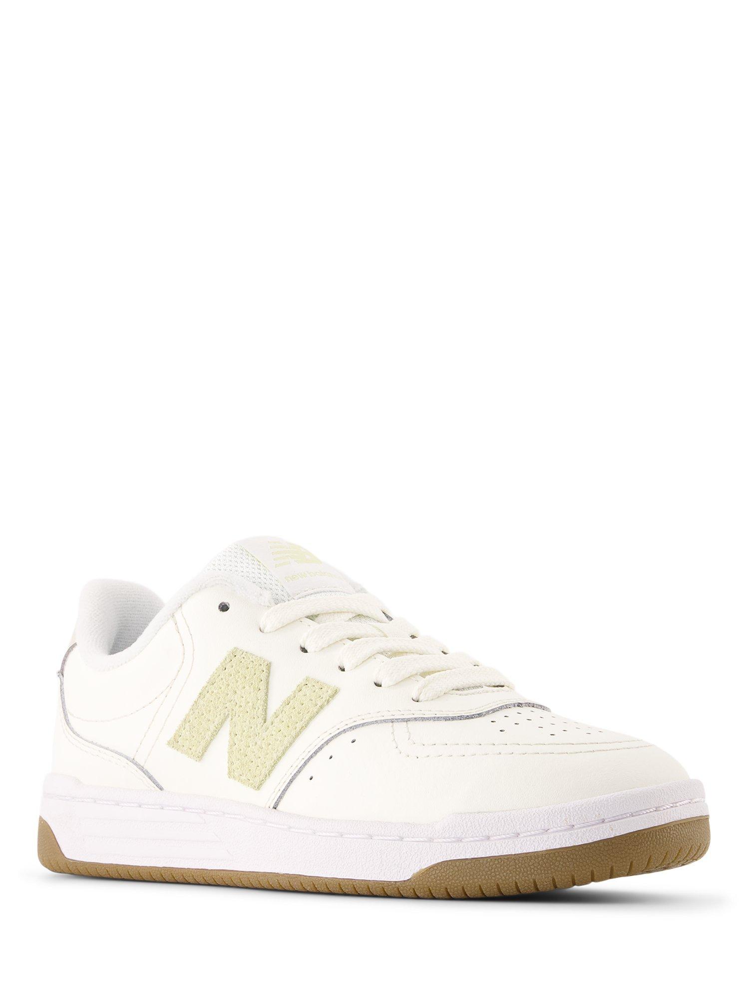 Product image 2 of 6, which shows New Balance Kids' B80 Leather Lace Up Trainers, Neutral, 3