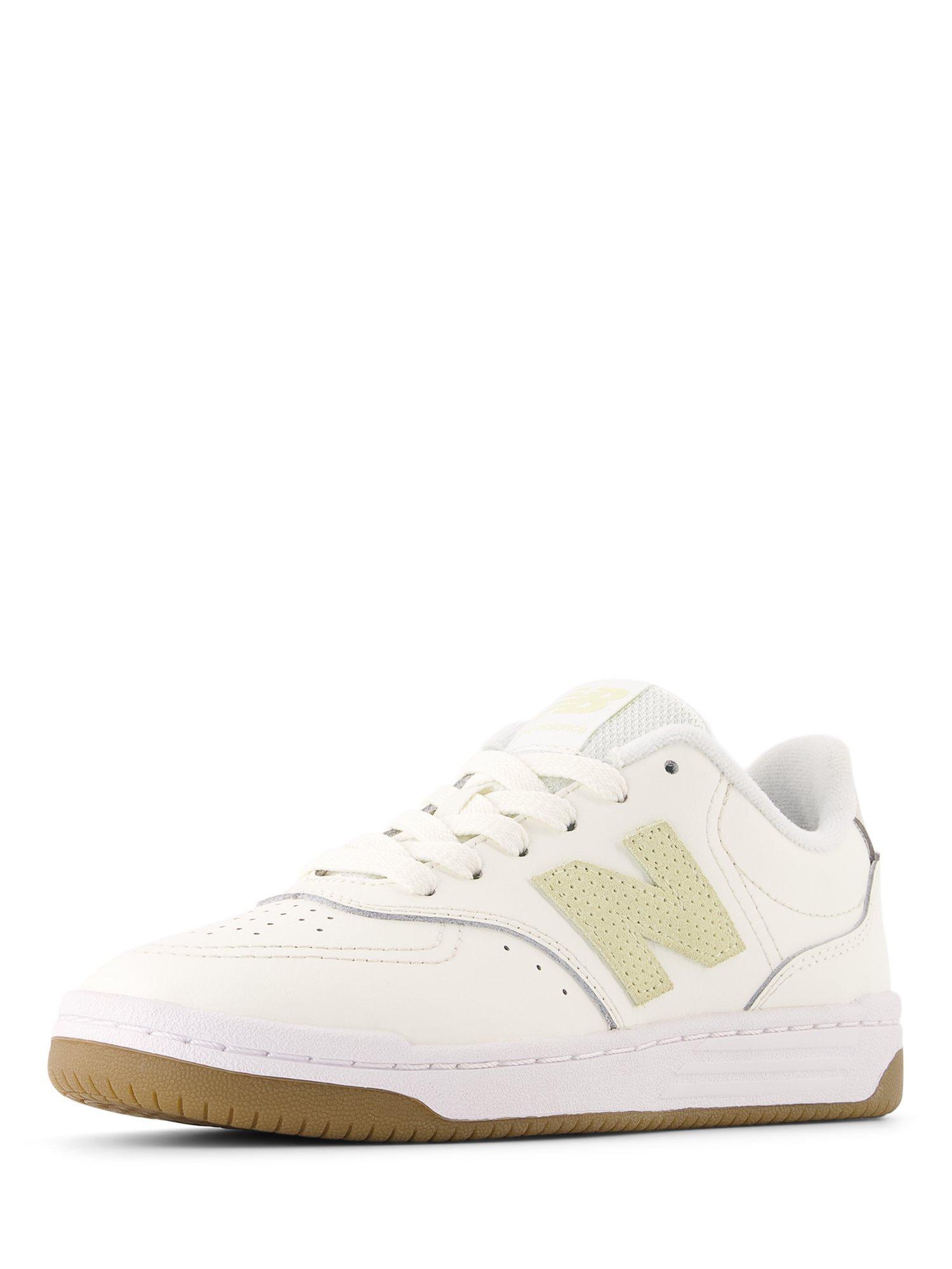 Product image 4 of 6, which shows New Balance Kids' B80 Leather Lace Up Trainers, Neutral, 3