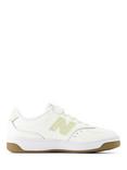 New Balance Kids' B80 Leather Lace Up Trainers, Neutral
