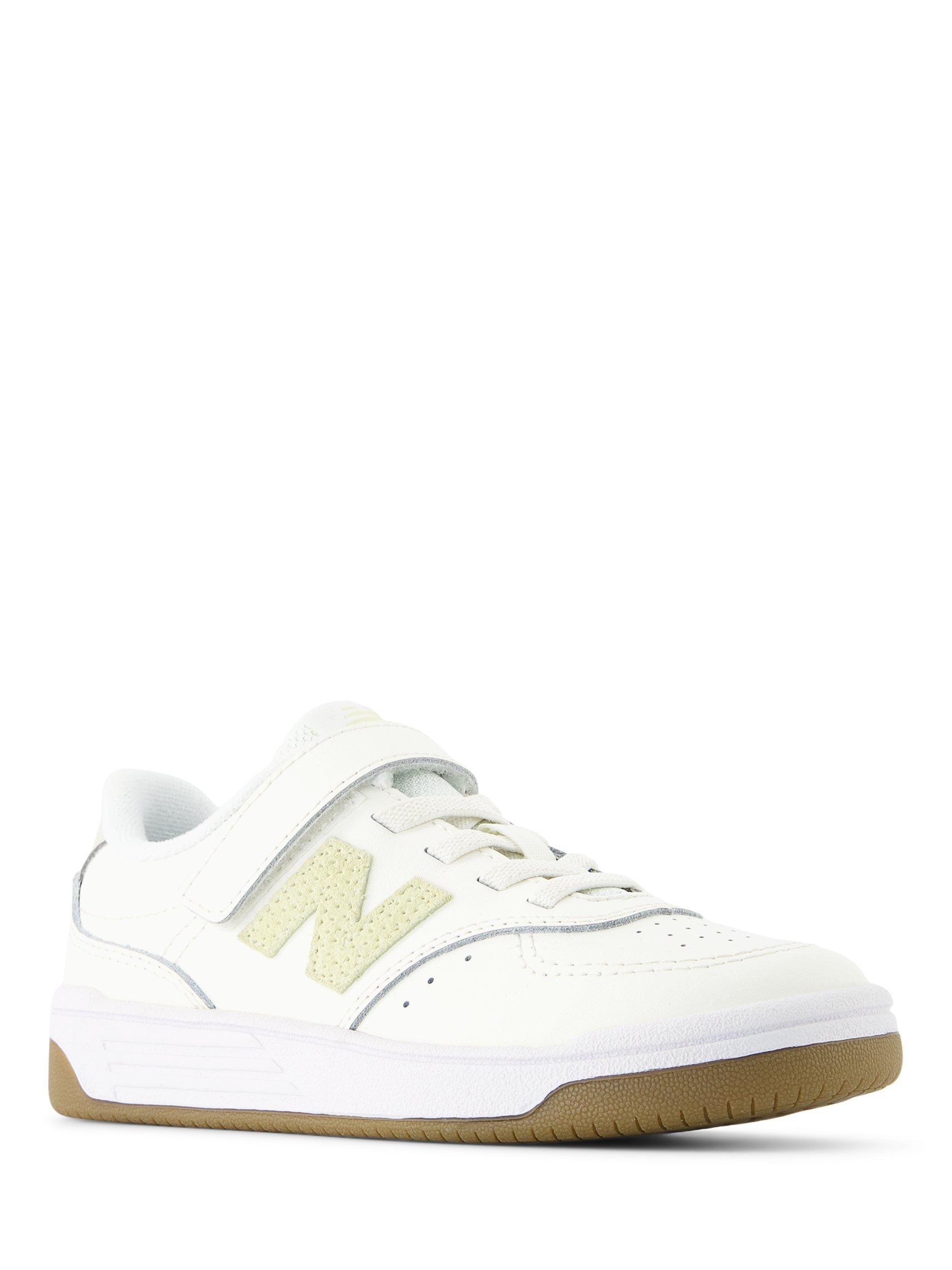 Product image 2 of 7, which shows New Balance Kids' B80 Leather Lace Up Trainers, Neutral, 10 Jnr