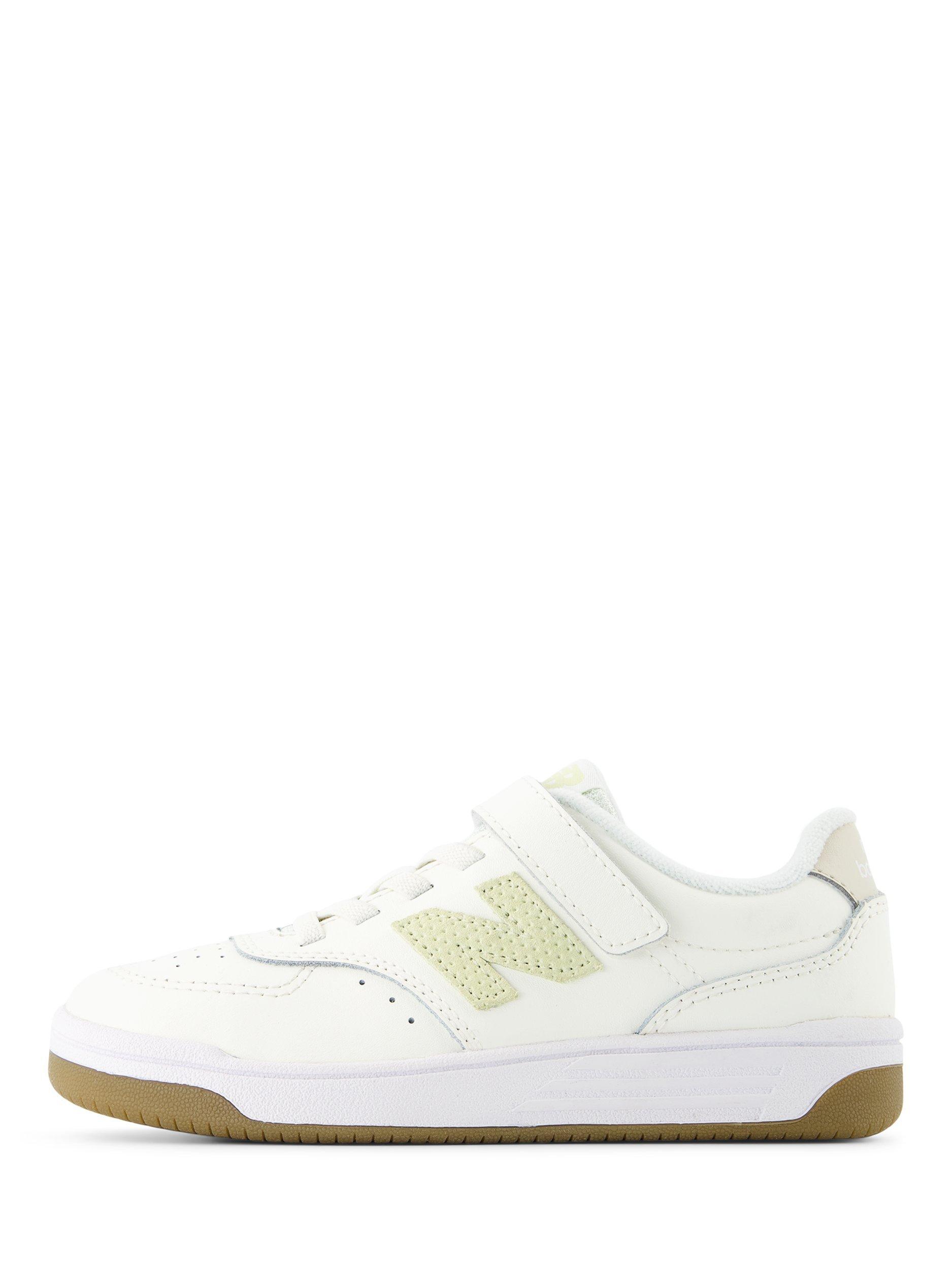 Product image 3 of 7, which shows New Balance Kids' B80 Leather Lace Up Trainers, Neutral, 10 Jnr