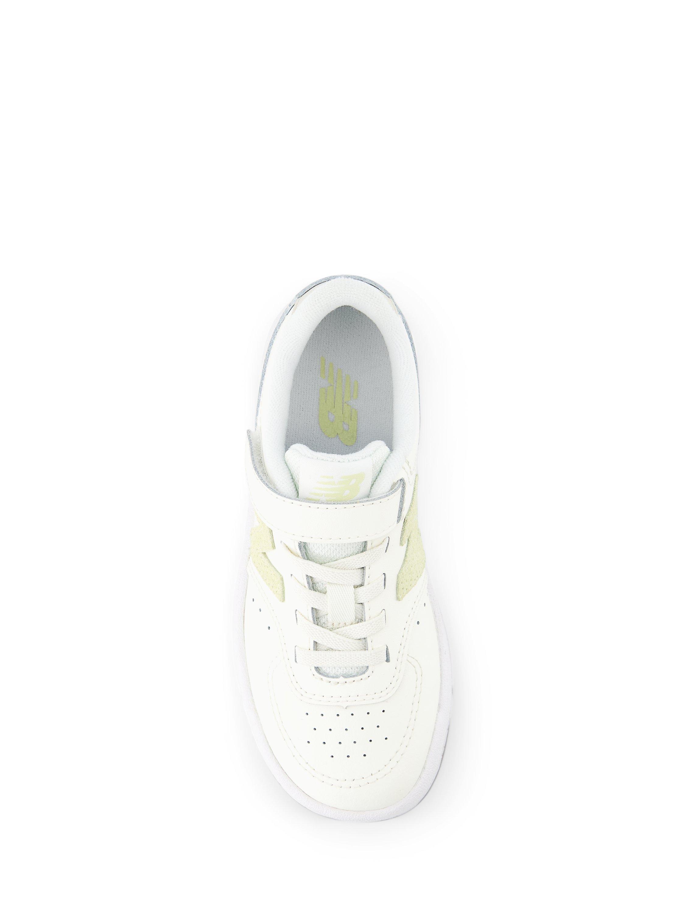 Product image 5 of 7, which shows New Balance Kids' B80 Leather Lace Up Trainers, Neutral, 10 Jnr