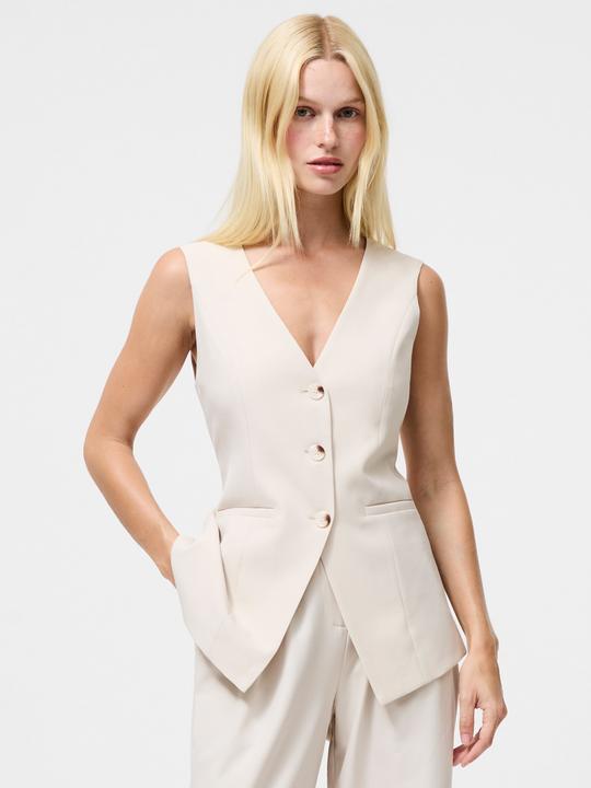 Imola Tailored Waistcoat, Sandshell