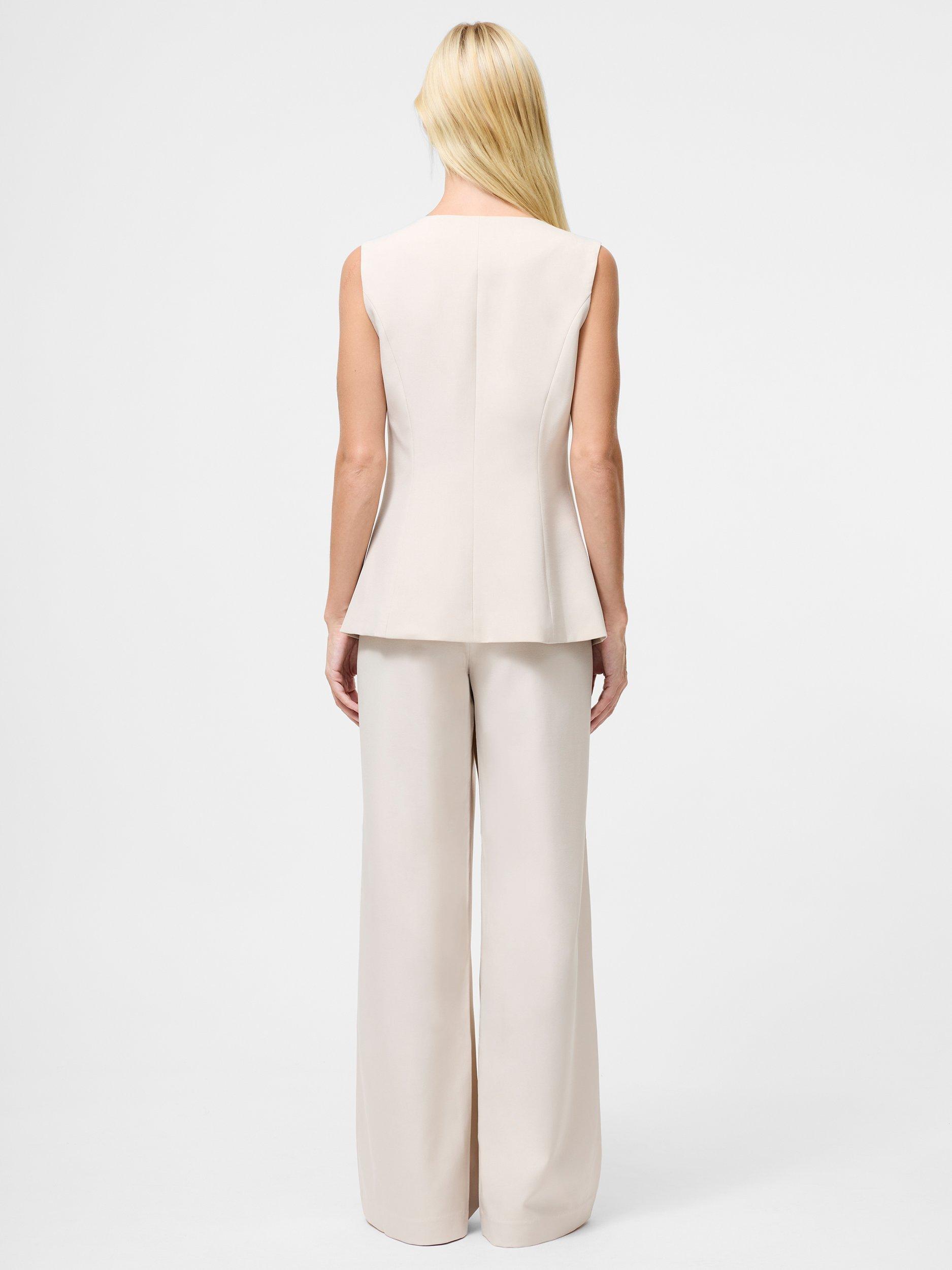 Product image 5 of 6, which shows French Connection Imola Tailored Waistcoat, Sandshell, 6