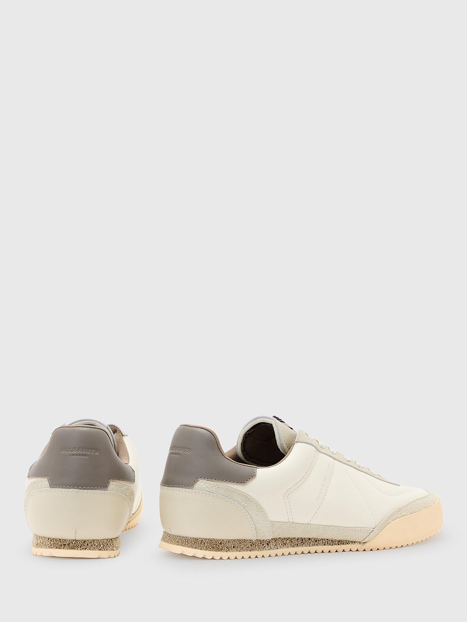Product image 5 of 5, which shows AllSaints Harri Low Top Trainers, White Natural, 7