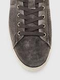 AllSaints Leon Leather Low Top Trainers