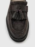 AllSaints Skiff Suede Tassel Loafers, Warm Grey
