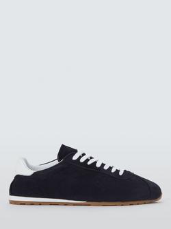 John Lewis Eagle Suede Sneakerina Trainers, Navy