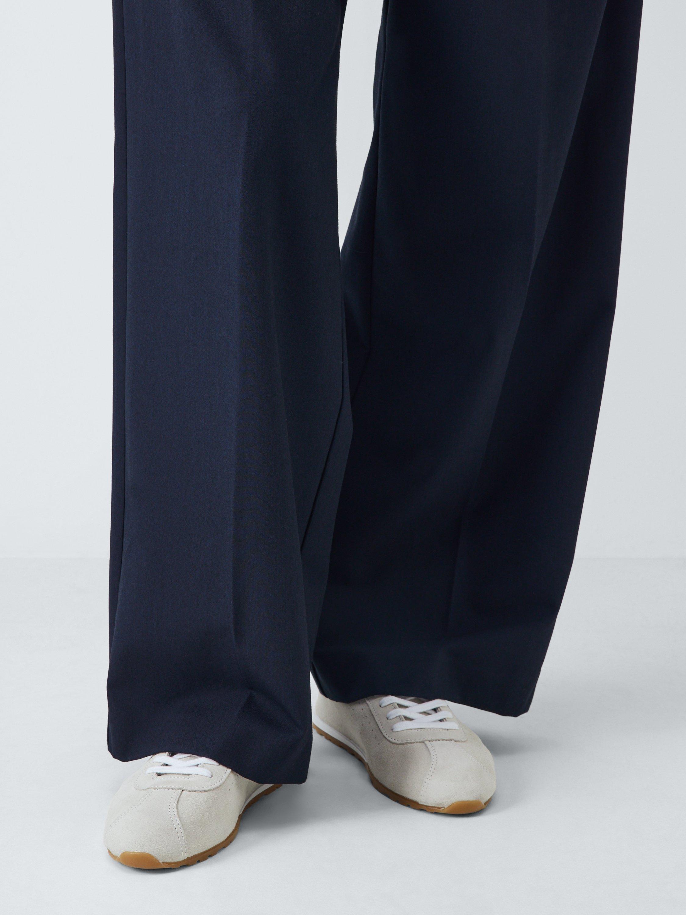 Product image 2 of 6, which shows John Lewis Eagle Suede Sneakerina Trainers, Off White, 3