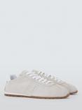 John Lewis Eagle Suede Ballet Running Trainers, Off White