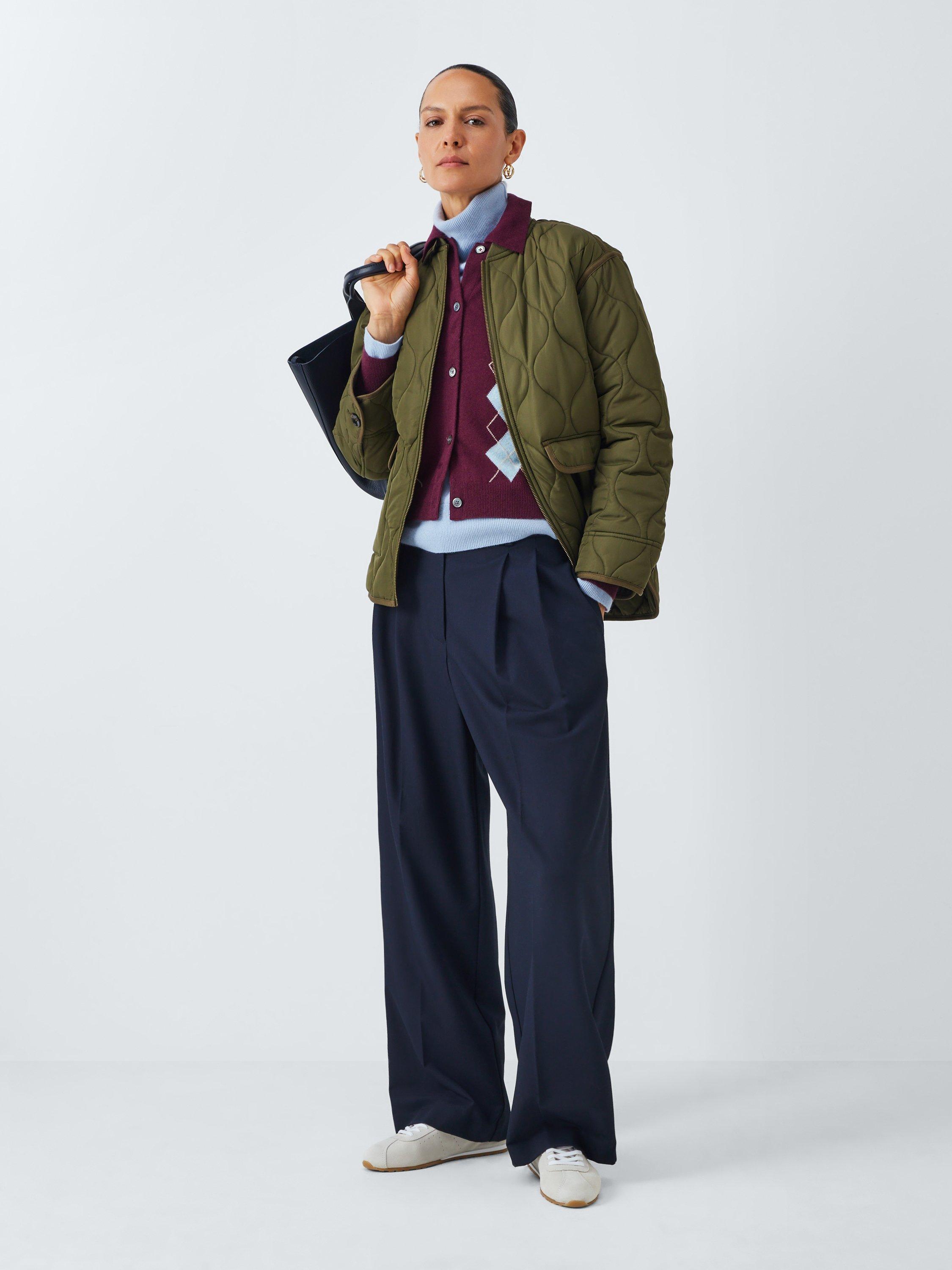 Product image 6 of 6, which shows John Lewis Eagle Suede Sneakerina Trainers, Off White, 3