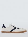 John Lewis Eldon Suede Cupsole Trainers, Off White