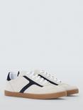 John Lewis Eldon Suede Cupsole Trainers, Off White
