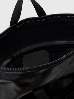 AllSaints Haven Force Leather Backpack, Black - view 2, Black