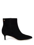 Lauren Ralph Lauren McKay Suede Kitten Heel Ankle Boots, Black