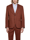 SISLEY Single Breasted Linen Blazer