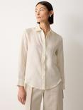 Jigsaw Classic Pure Linen Shirt, White