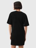 AllSaints Ivana Naenia Graphic T-Shirt Dress, Black