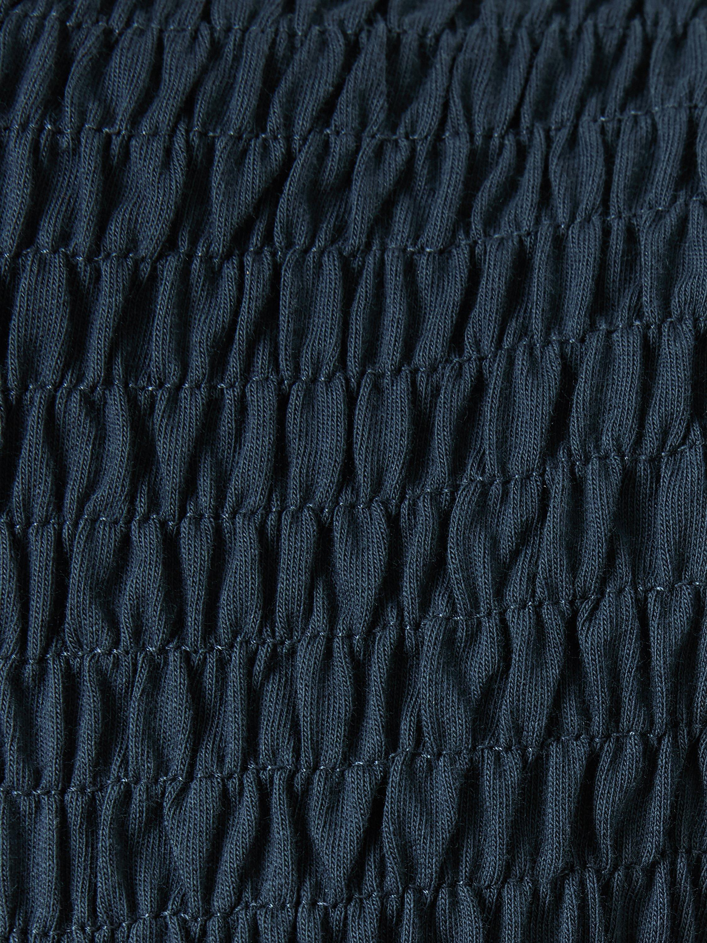 Product image 5 of 8, which shows AllSaints Dael Cotton Top, Midnight Blue, XS
