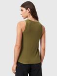 AllSaints Rina Tank Top, Fango Green