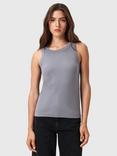 AllSaints Rina Tank Top, Lilac Grey