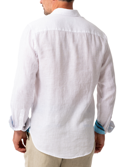 KOY Regular Fit Linen Shirt - view 2, White