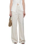 SISLEY Stripe Linen Blend Palazzo Trousers, Multi