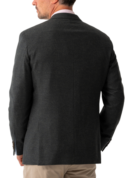 KOY Wool and Cashmere Blend Blazer, Green - view 2, Green