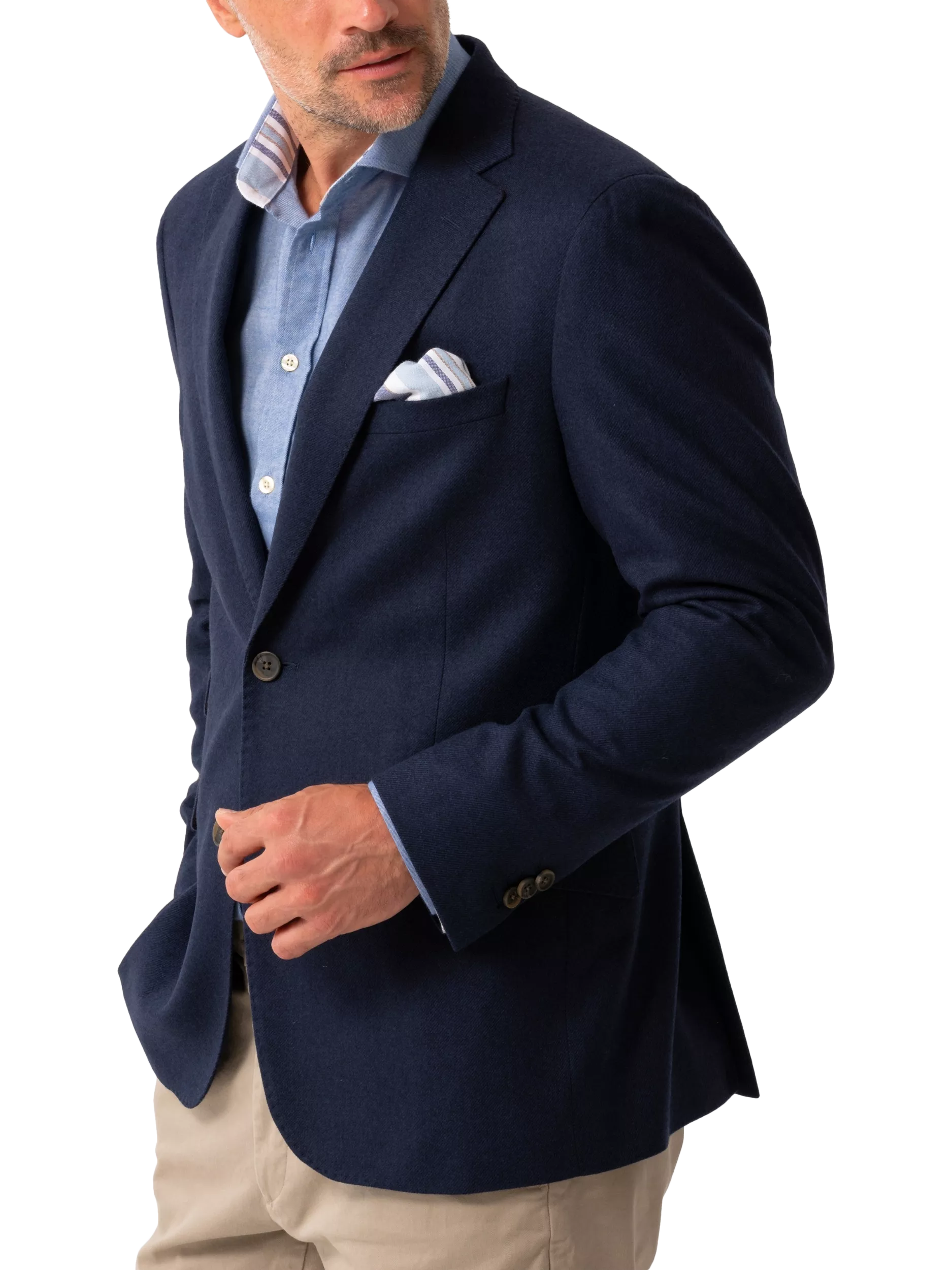 A smart black loafer