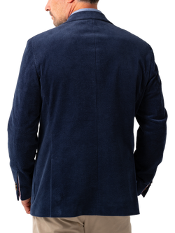 KOY Single Breasted Corduroy Blazer, Blue Teal - view 2, Blue Teal