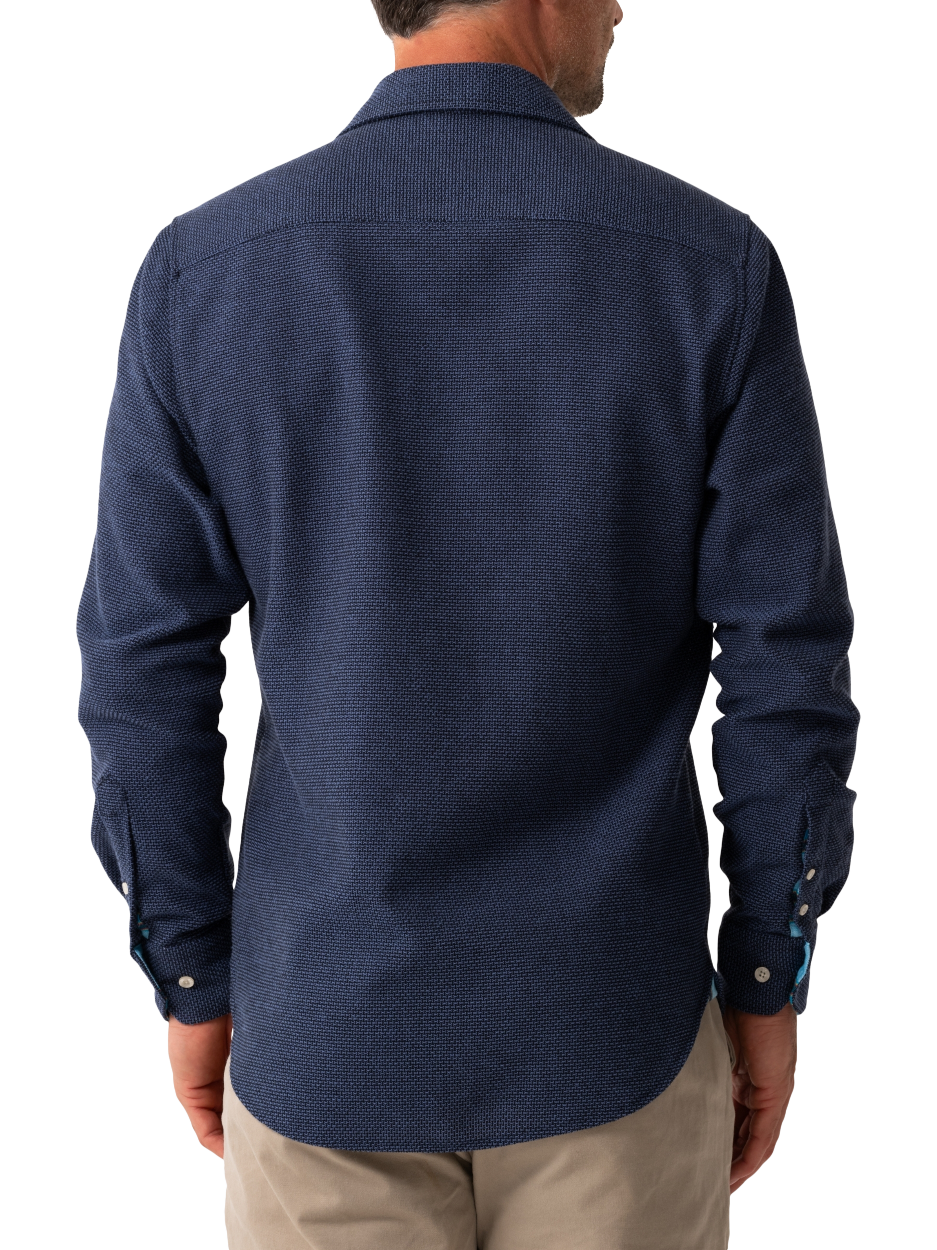 Product image 2 of 8, which shows KOY Regular Fit Cotton Shirt, Blue Mid, S