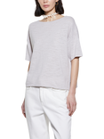 SISLEY Oversized Wide Neck T-Shirt